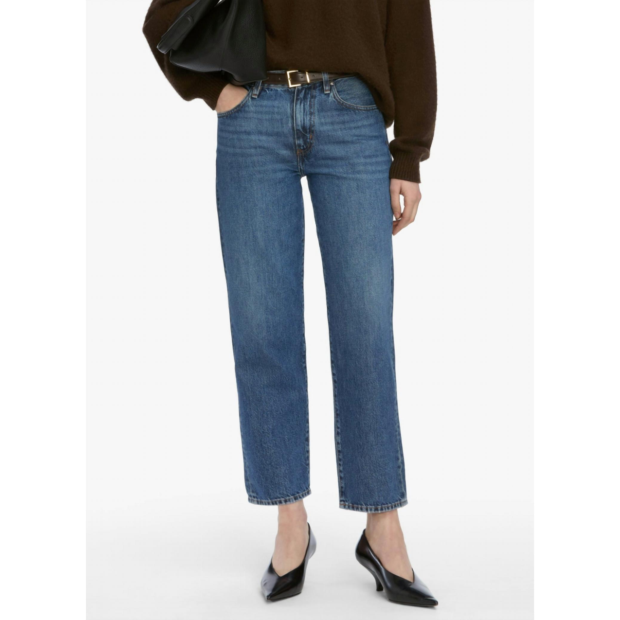 New Frame Hang Straight Leg Jeans In Decode